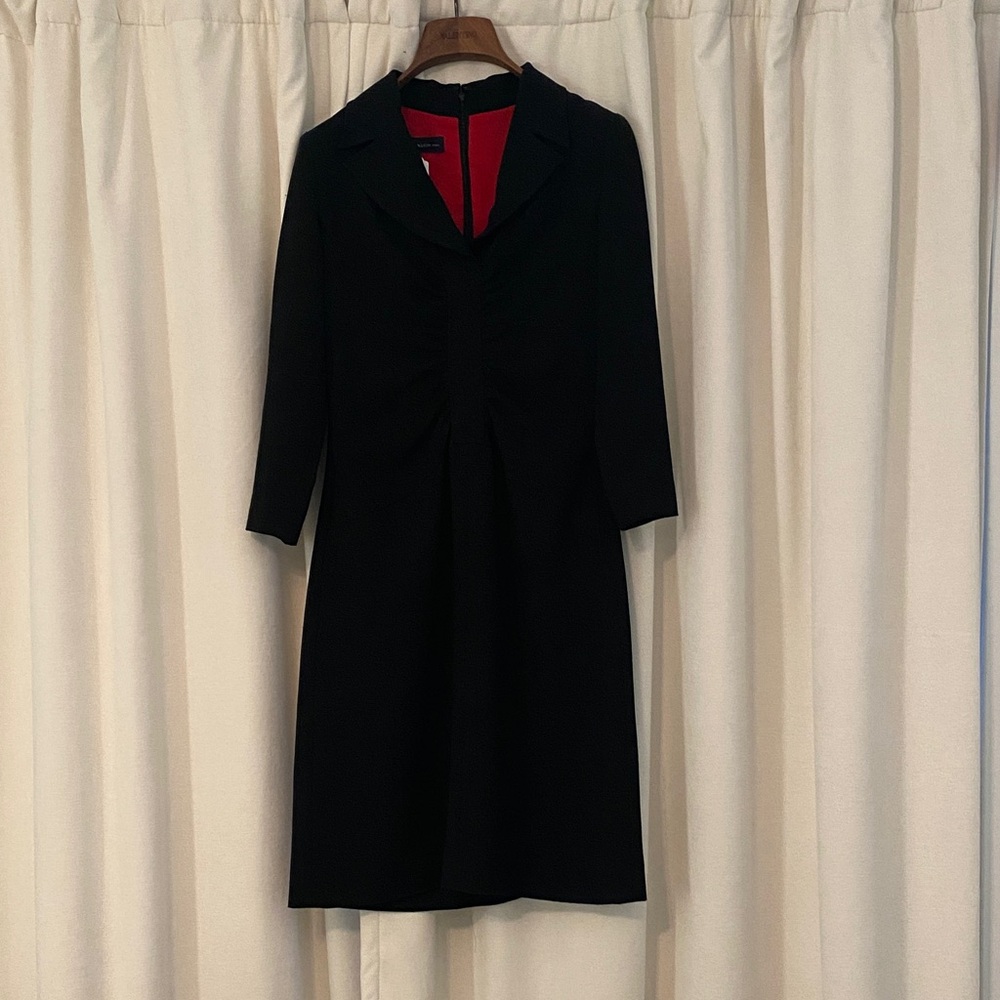 Anne Klein Black Long Sleeve Dress 4